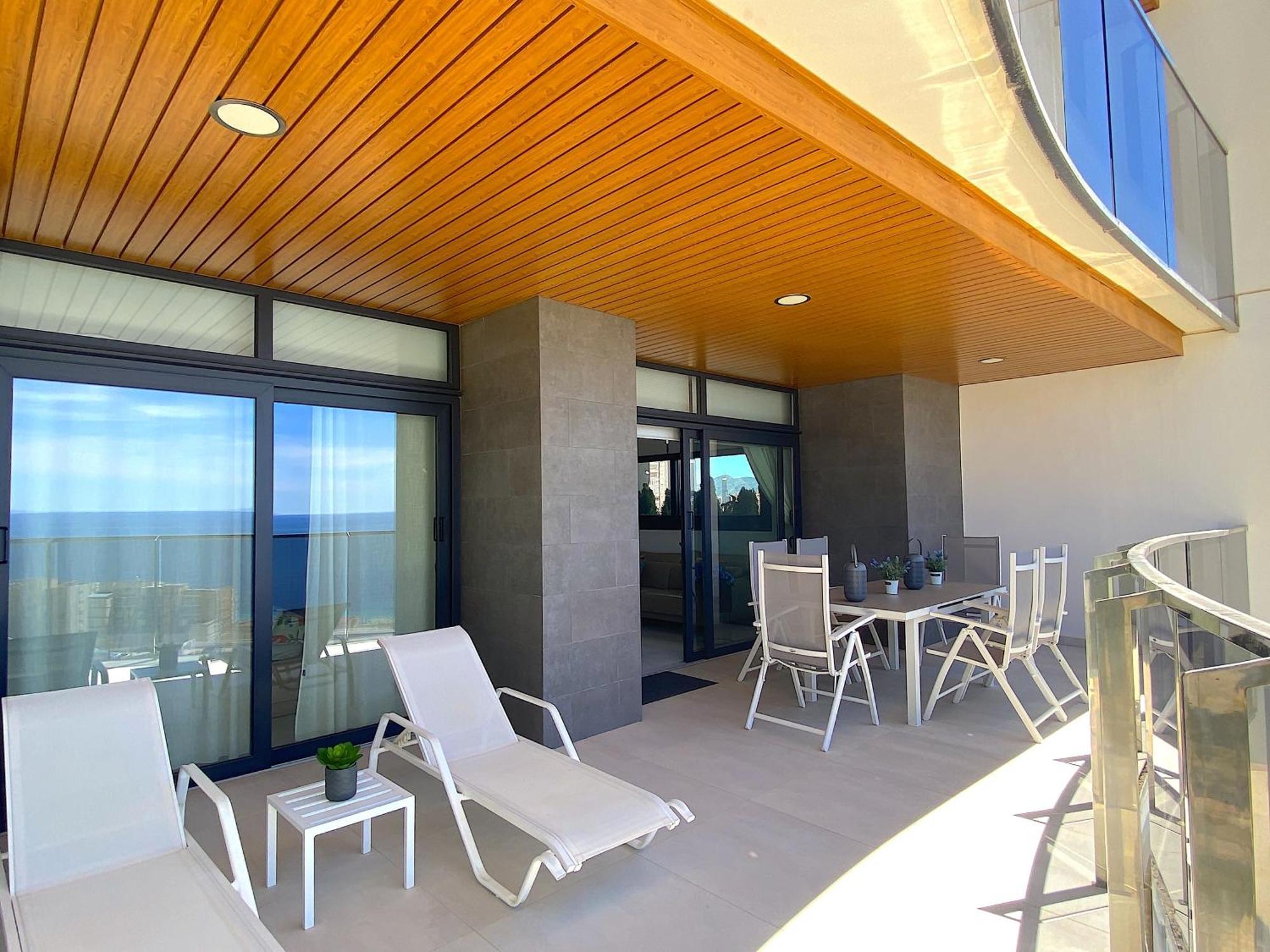 Lujoso Apartament Con Impresionantes Vistas Al Mar Benidorm Exterior foto