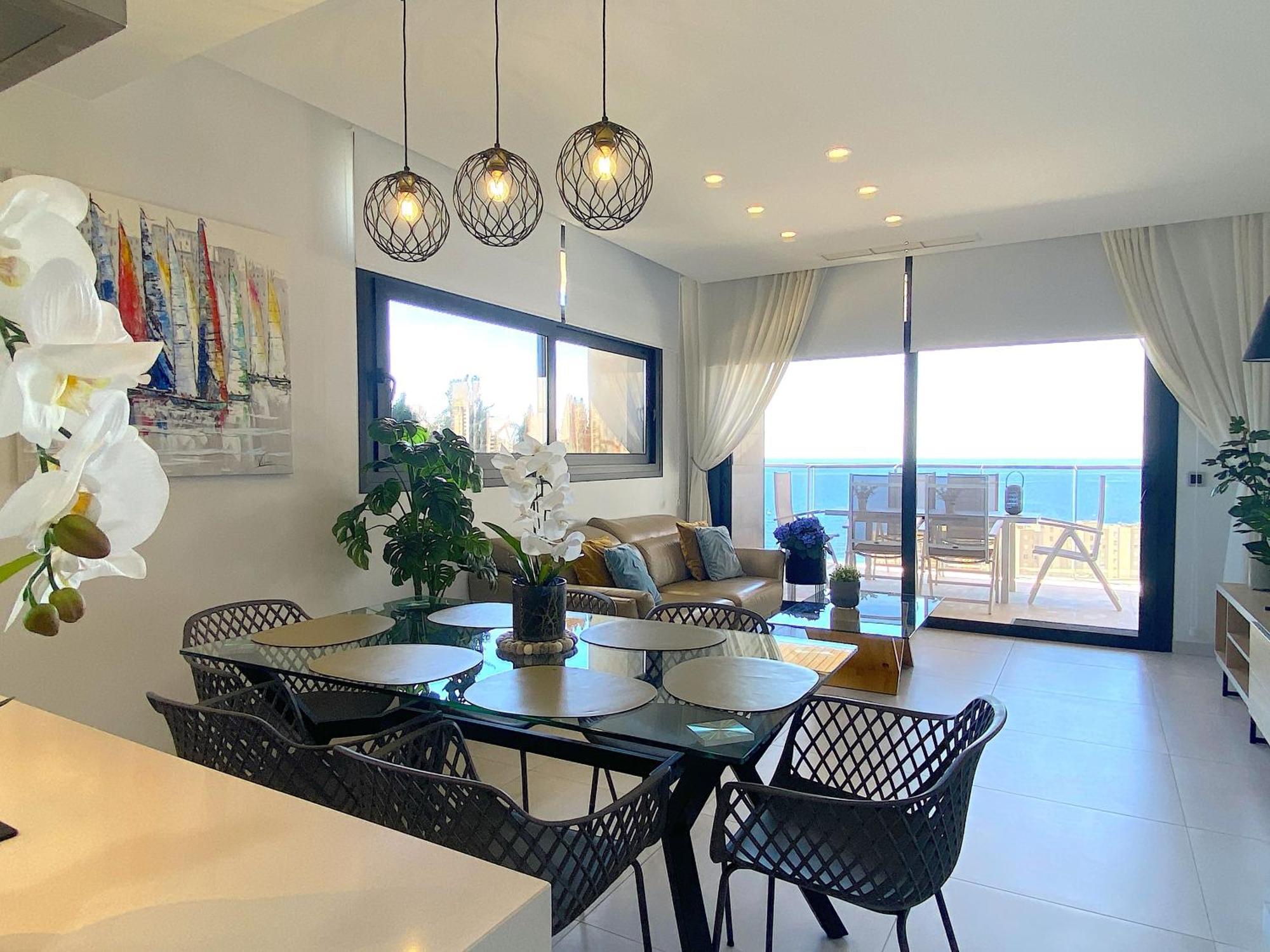 Lujoso Apartament Con Impresionantes Vistas Al Mar Benidorm Exterior foto