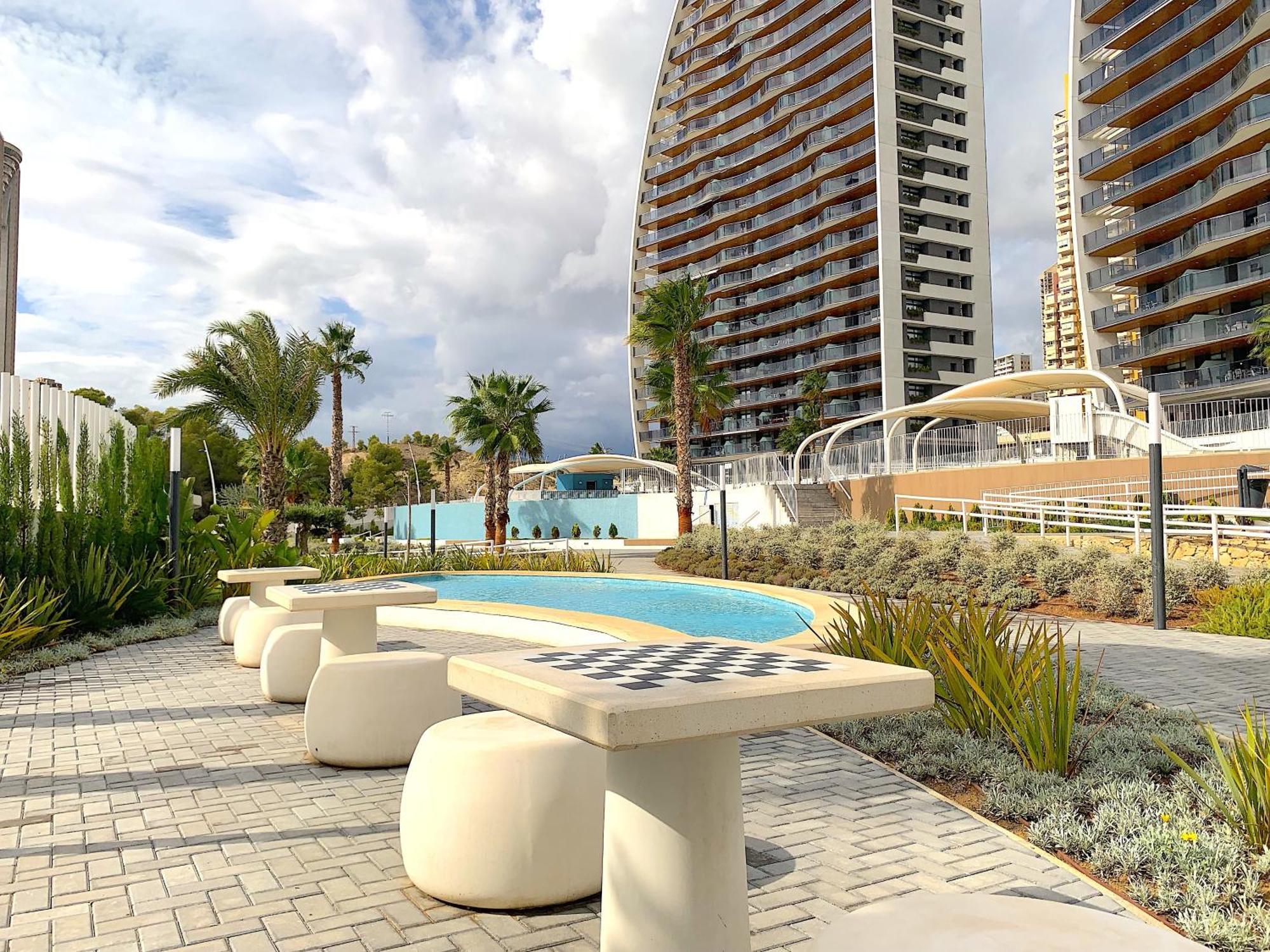 Lujoso Apartament Con Impresionantes Vistas Al Mar Benidorm Exterior foto